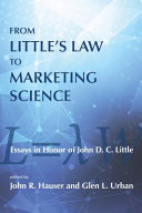 From Little's law to marketing science : essays in honor of John D.C. Little /