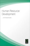 Human resource development an Emerald guide.