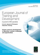 Human resource development in Mauritius : context, challenges and opportunities.