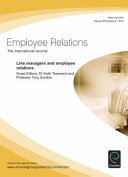 Line managers and employee relations /