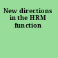 New directions in the HRM function