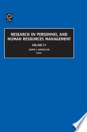 Research in personnel and human resources management.