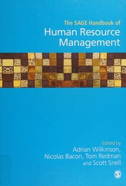 The SAGE handbook of human resource management /