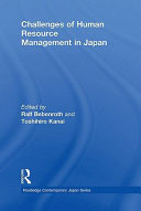 Challenges of human resource management in Japan