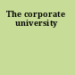 The corporate university