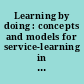 Learning by doing : concepts and models for service-learning in accounting /