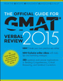 The official guide for GMAT verbal review 2015 /