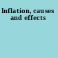 Inflation, causes and effects