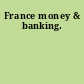 France money & banking.