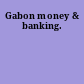 Gabon money & banking.