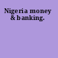 Nigeria money & banking.