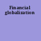 Financial globalization