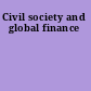 Civil society and global finance