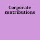 Corporate contributions