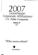 LexisNexis corporate affiliations