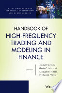 Handbook of high-frequency trading and modeling in finance /