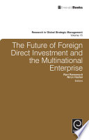 The future of foreign direct investment and the multinational enterprise