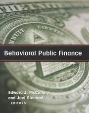 Behavioral public finance /