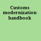 Customs modernization handbook