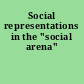 Social representations in the "social arena"