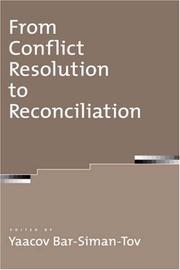 From conflict resolution to reconciliation /