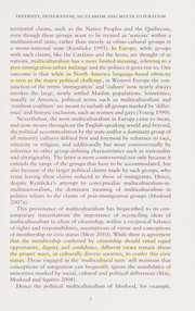 European multiculturalisms : cultural, religious and ethnic challenges /