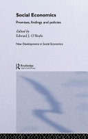 Social economics premises, findings and policies /