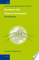 European and Chinese sociologies a new dialogue /