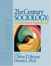 21st century sociology : a reference handbook /