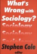 What's wrong with sociology? /