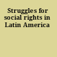 Struggles for social rights in Latin America