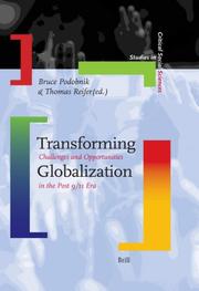 Transforming globalization : challenges and opportunities in the post 9/11 era /