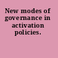 New modes of governance in activation policies.