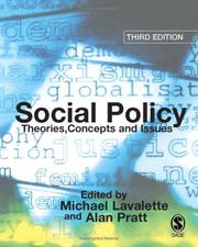 Social policy : theories, concepts and issues /