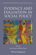 Evidence and evaluation in social policy /