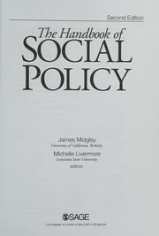 The handbook of social policy /