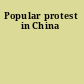 Popular protest in China