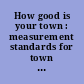 How good is your town : measurement standards for town planning and zoning ... [etc.] ; common factors for making a city a good place in which to live /