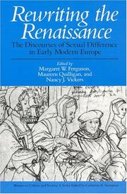 Rewriting the Renaissance : the discourses of sexual difference in early modern Europe /