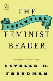 The essential feminist reader /