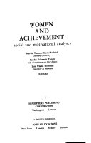 Women and achievement : social and motivational analyses /