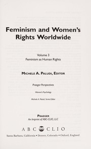 Feminism and women's rights worldwide /