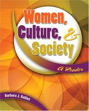 Women, culture and society : a reader /