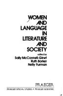 Women and language in literature and society /