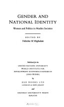 Gender and national identity : women and politics in muslim societies /