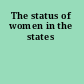 The status of women in the states