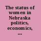 The status of women in Nebraska politics, economics, health, demographics /