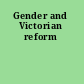 Gender and Victorian reform