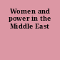 Women and power in the Middle East