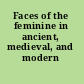 Faces of the feminine in ancient, medieval, and modern India
